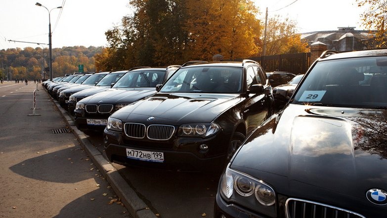 Вручение BMW x3 олимпийцам